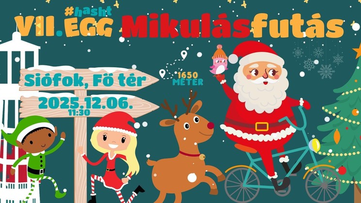Mikulásfutás 2025. Programok, események, rendezvények