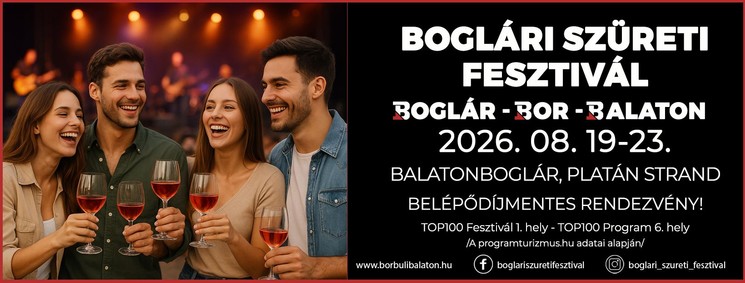 Boglári Szüreti Fesztivál 2026 Balatonboglár