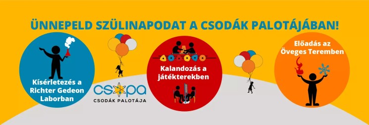 Különleges születésnapi helyszín Óbudán, ünnepeld a szülinapodat a Csodák Palotájában!