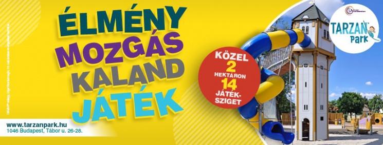 Budapest élménypark -  szabadtéri fejlesztő játszópark 3-14 éves korig a Tarzan Parkban