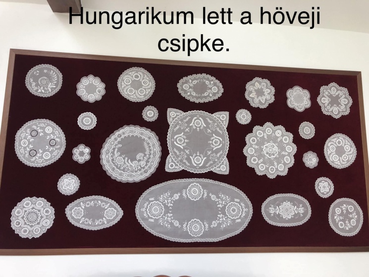 Csipke kiállítás 2026 Hegykő - Höveji csipke csodák a Csipkeházban