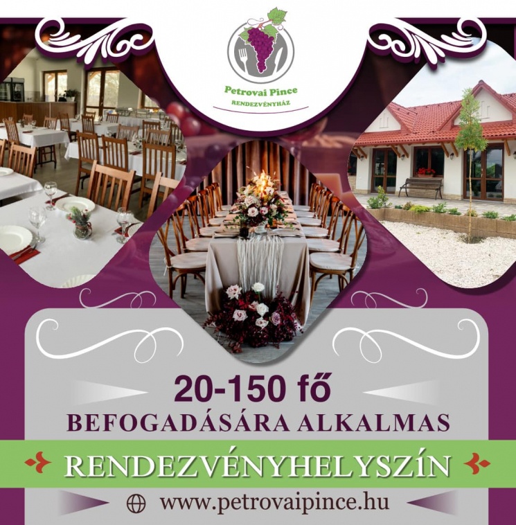 Halotti tor, búcsúztató kegyeleti megemlékezés a Petrovai Pince és Rendezvényházban