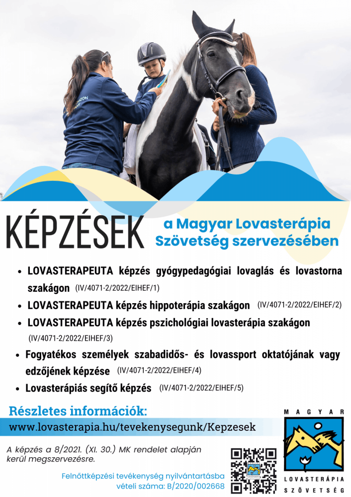 Lovasterapeuta képzések 2026