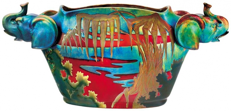 Zsolnay kerámiák bemutatása és forgalmazása a Virág Judit Galéria és Aukciós Házban