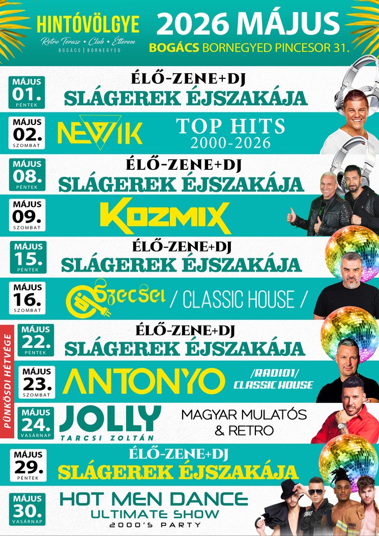 Hintóvölgye Retro Terasz Club & Étterem Bogács Bornegyed