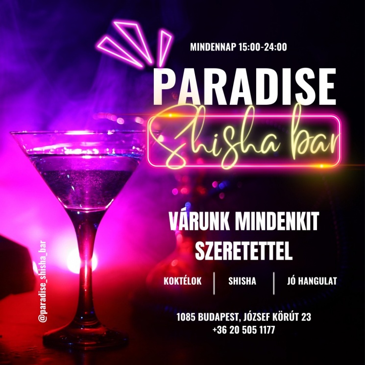 Paradise Shisha Bar Budapest