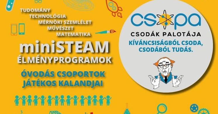 Ovis programok Budapesten 2026 - Csopa STEAM Élményprogram csomagok a 2025/26-os tanévben óvodásoknak