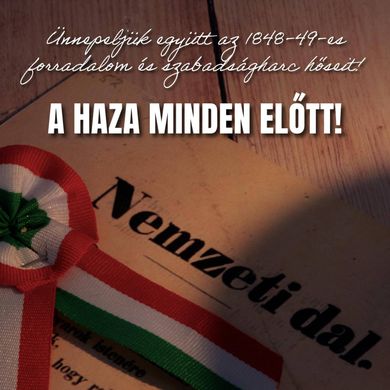 2026. március 15-i programok Budapest - A nemzeti ünnep központi programja