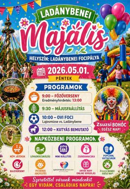 Majális Ladánybene 2026
