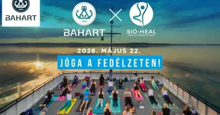 Jóga Siófok 2026 -  Exkluzív jógázás a Balaton közepén