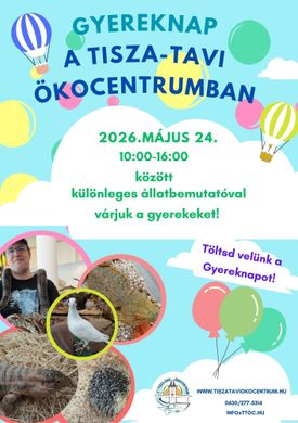 Gyereknap Poroszló Tisza-tavi Ökocentrum 2026