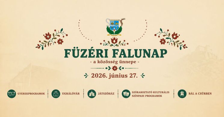 Füzéri programok 2026. Események, rendezvények, fesztiválok
