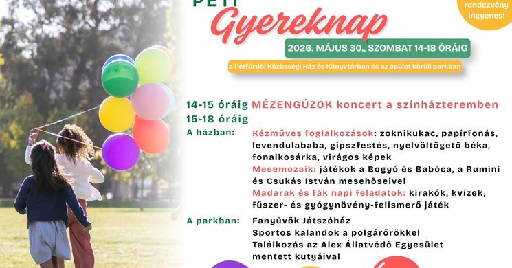 Gyereknap Pétfürdő 2026