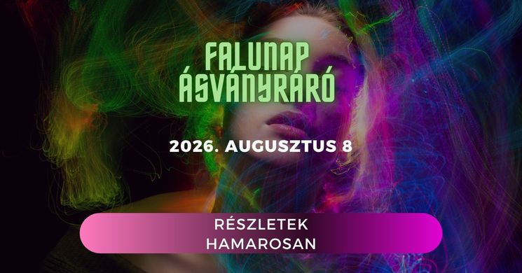 Ásványráró Falunap 2026