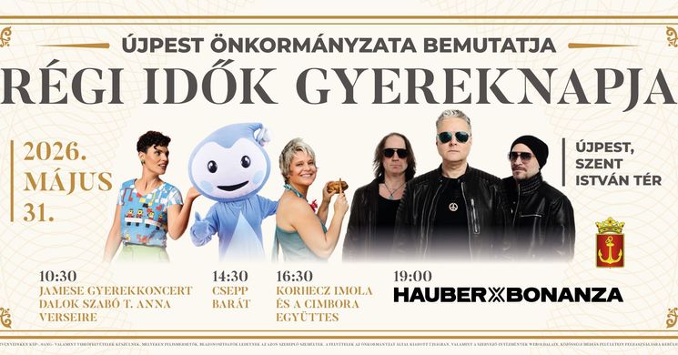 Gyereknap Újpest 2026 - Régi idők gyereknapja
