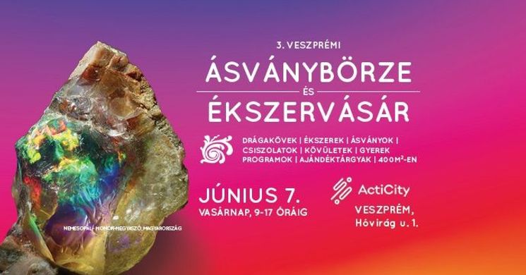 Ásványbörze és Ékszervásár 2026 Veszprém