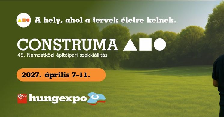 Construma Nemzetközi Építőipari Szakkiállítás 2027 Budapest Hungexpo