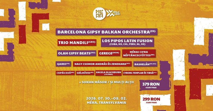 Méra World Music Festival 2026 - Erdély Világzenei Csűrfesztiválja