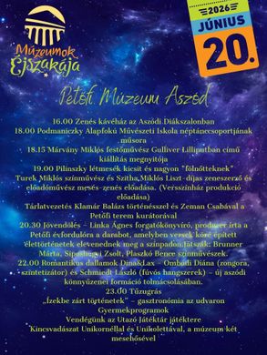 Aszód programok 2026 - Események, rendezvények, fesztiválok