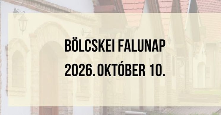 Bölcskei Falunap 2026