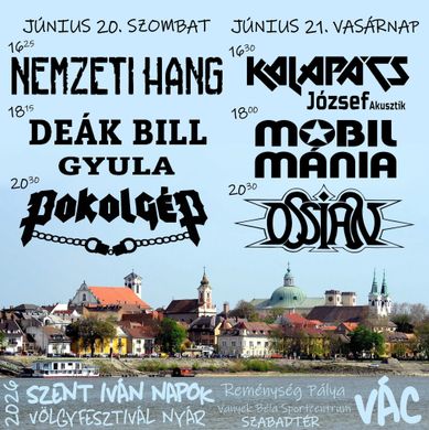 Völgyfesztivál 2026 Vác
