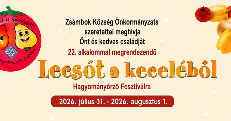 Zsámbok programok 2026