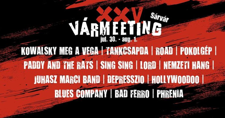 Vármeeting 2026- Nemzetközi Motoros és Rockfesztivál Sárvár