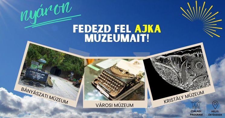 Városi Múzeum és Fotógaléria programok 2026 Ajka