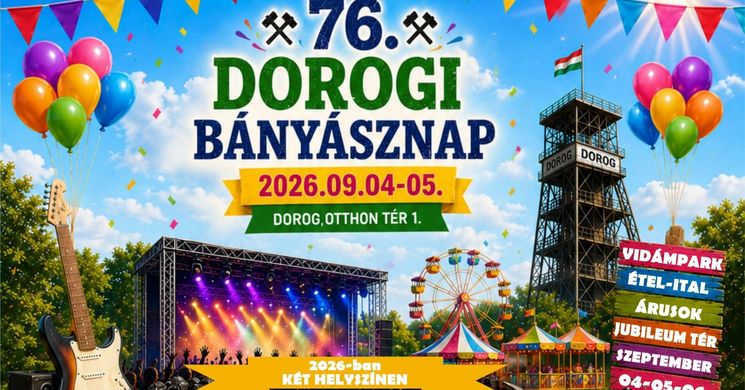 Dorogi Bányásznapok 2026