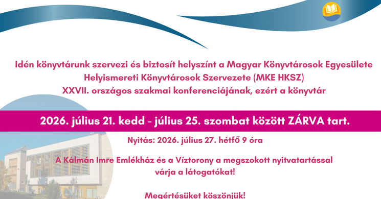 Siófoki könyvtári programok 2026