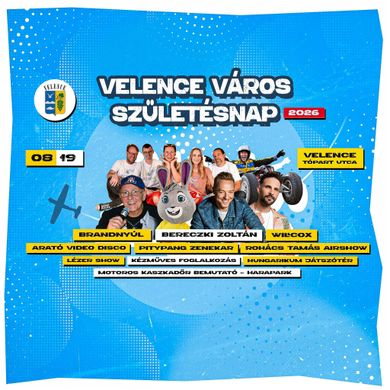 Velence város születésnapja 2026