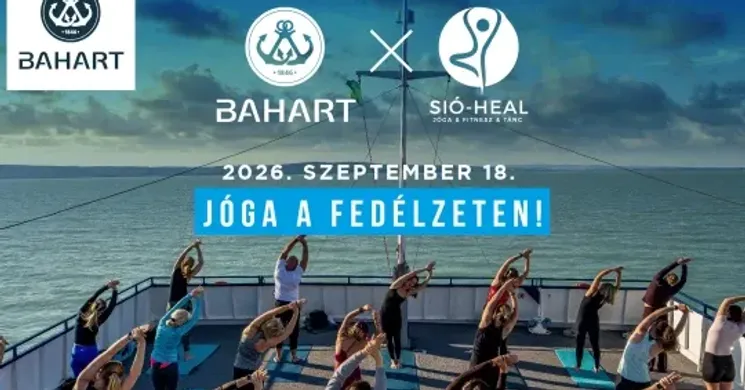 Jóga Siófok 2026 - Exkluzív jógázás a Balaton közepén