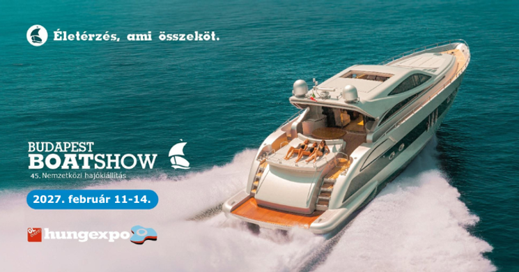 Budapest Boat Show 2027 – Magyarország legnagyobb hajós kiállítása a Hungexpón