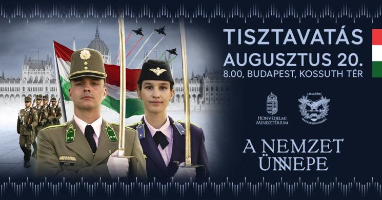 Tisztavatás Budapest 2026 - Kossuth téri zászlófelvonás és tisztavatás