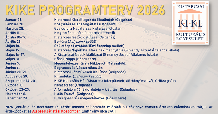 Kistarcsa kiállítás 2026 - A forradalom 70. évfordulója