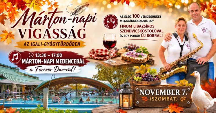 Márton-napi Vigasságok program 2026 Igal
