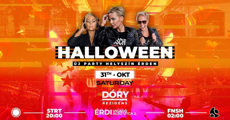 Halloween buli Érd 2026