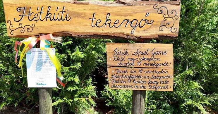 Labirintus kaland az egész családnak Móron a Hétkúti Wellness Hotelnél