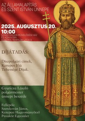 2025. augusztus 20. Kerepes. Ünnepi megemlékezés
