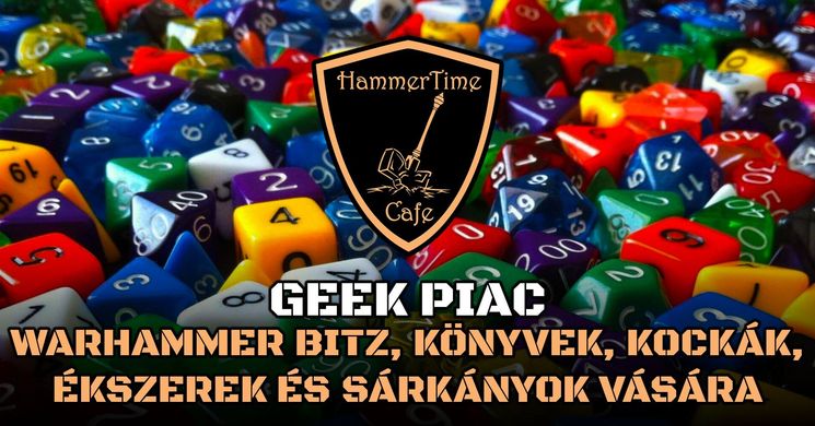 Geek cuccok piac2026 Budapest - Könyvek, figurák, ékszerek, kockák és még megannyi más
