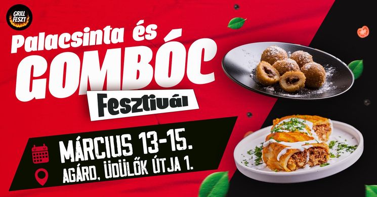 Gombóc és Palacsintafesztivál Agárd 2026