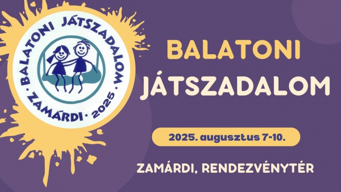 Balatoni Játszadalom Zamárdi 2025
