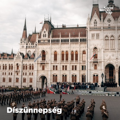 Tisztavatás 2025 Budapest. Szent István Napi Díszünnepség a Kossuth téren