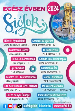 Siófok idén is ezernyi élménnyel vár!