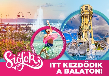 Irány Siófok, a nyár fővárosa! Felejthetetlen vízi és parti élmények, pezsgő vízparti hangulat!