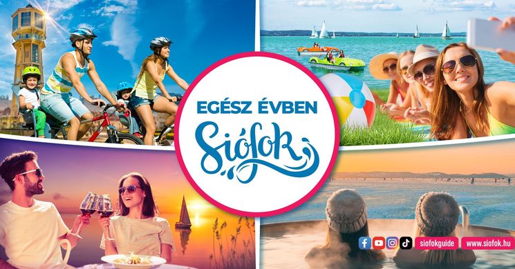 Töretlen népszerűségnek örvend Siófok a hazai és beutazó turizmusban: rekord 1,4 millió felett a vendégéjszaka szám!