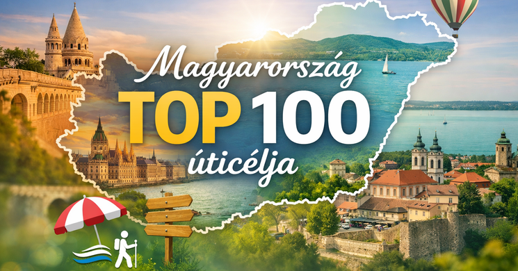TOP úticélok Magyarországon 2025-ben – Ez a 100 település vonzza a legtöbb programkeresőt