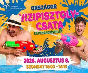 Országos vízipisztolycsata hazai fürdőinkben
