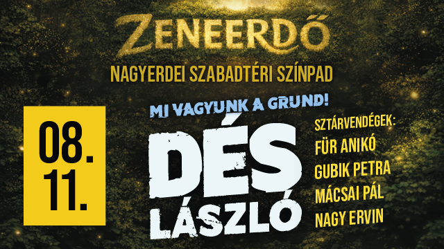 Dés László koncert Debrecenben a Nagyerdei Szabadtéri Színpadon