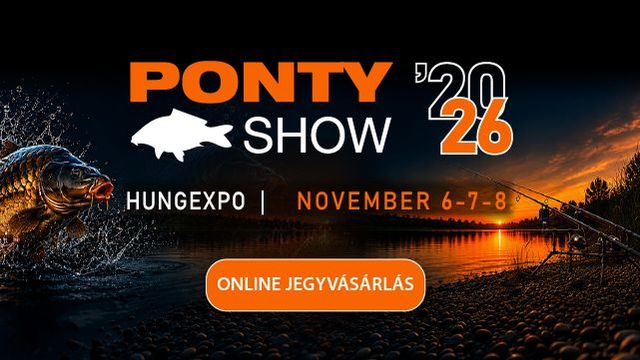 Pontyshow 2026. november 6-8. Magyarország egyik legnagyobb horgászkiállítása